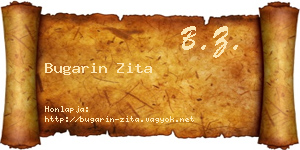 Bugarin Zita névjegykártya
